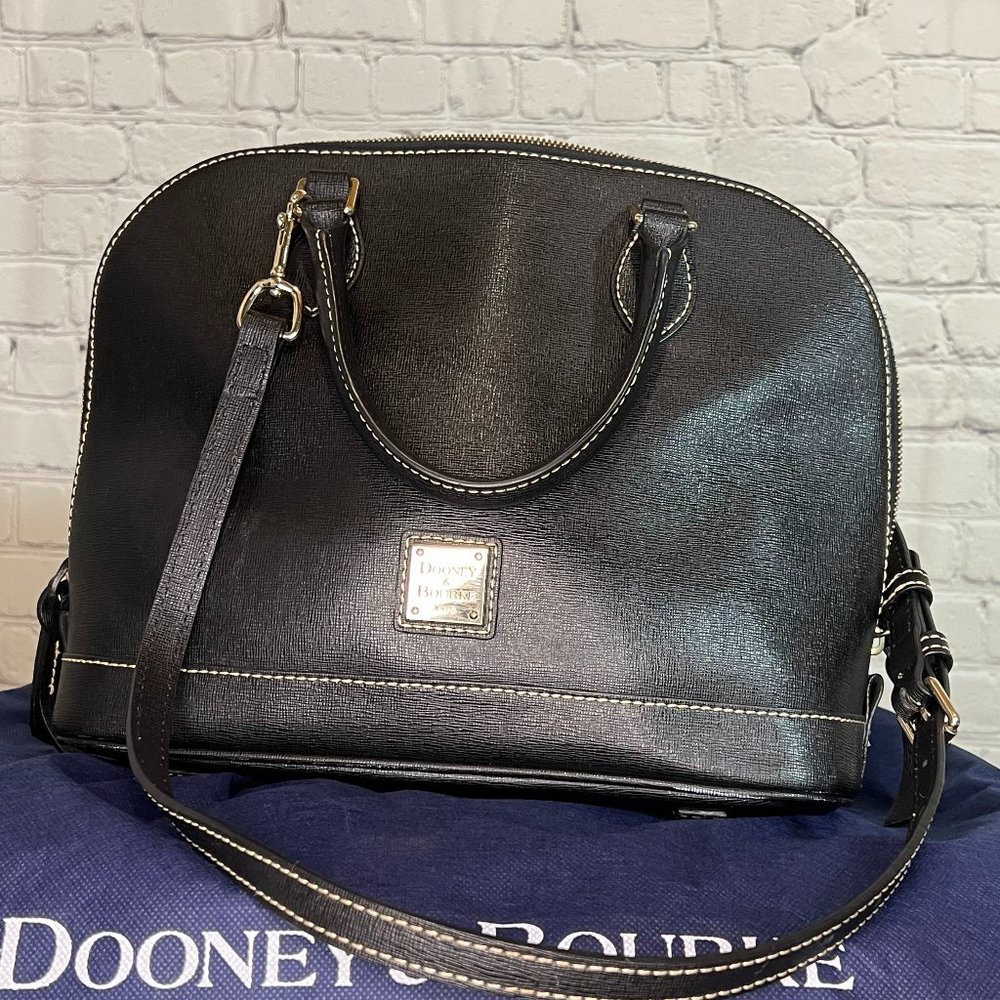 Dooney & Bourke Saffiano Leather Domed Satchel